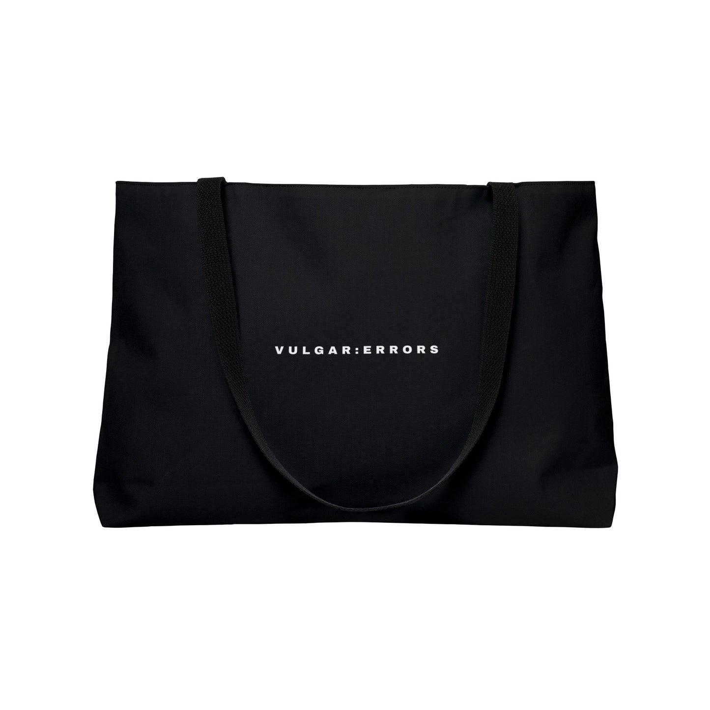 Coco Cartel Weekender Tote Bag — Black Logo Travel Beach Bag