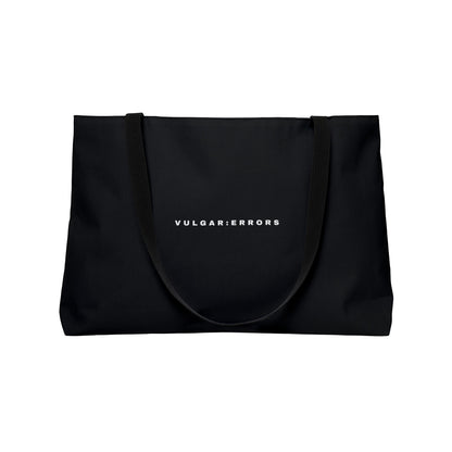 Coco Cartel Weekender Tote Bag — Black Logo Travel Beach Bag