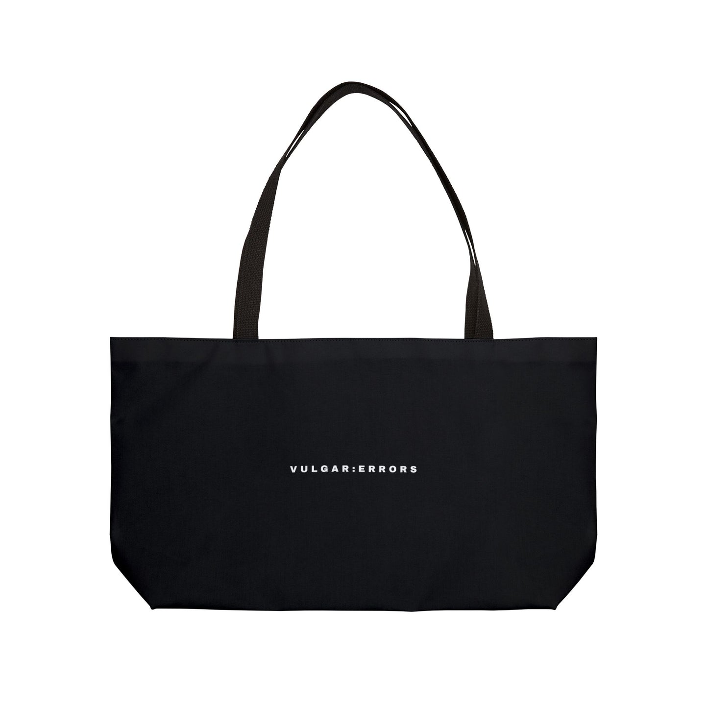 Coco Cartel Weekender Tote Bag — Black Logo Travel Beach Bag