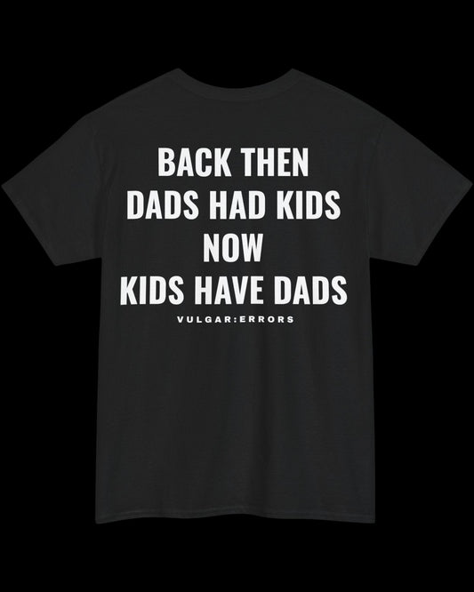 Vulgar Errors Climate Change is Crazy T-Shirt with large white back slogan print on black cotton