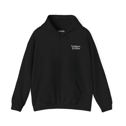 I RESPECT WOMEN Hoodie by Vulgar Errors, black hoodie, photo 2 on a black background
