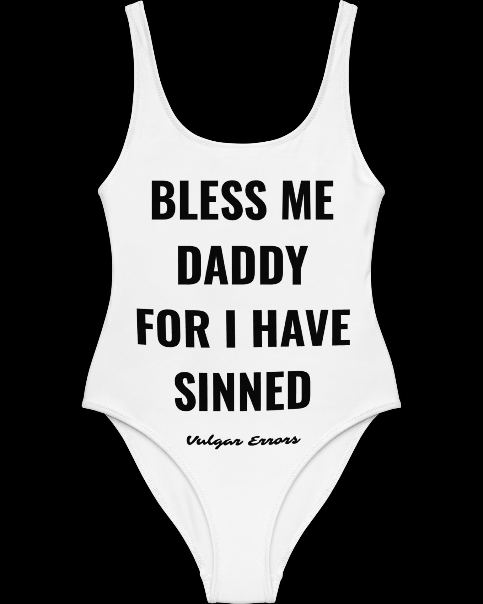 Back view of black Bless Me bodysuit showing snap closure and fit