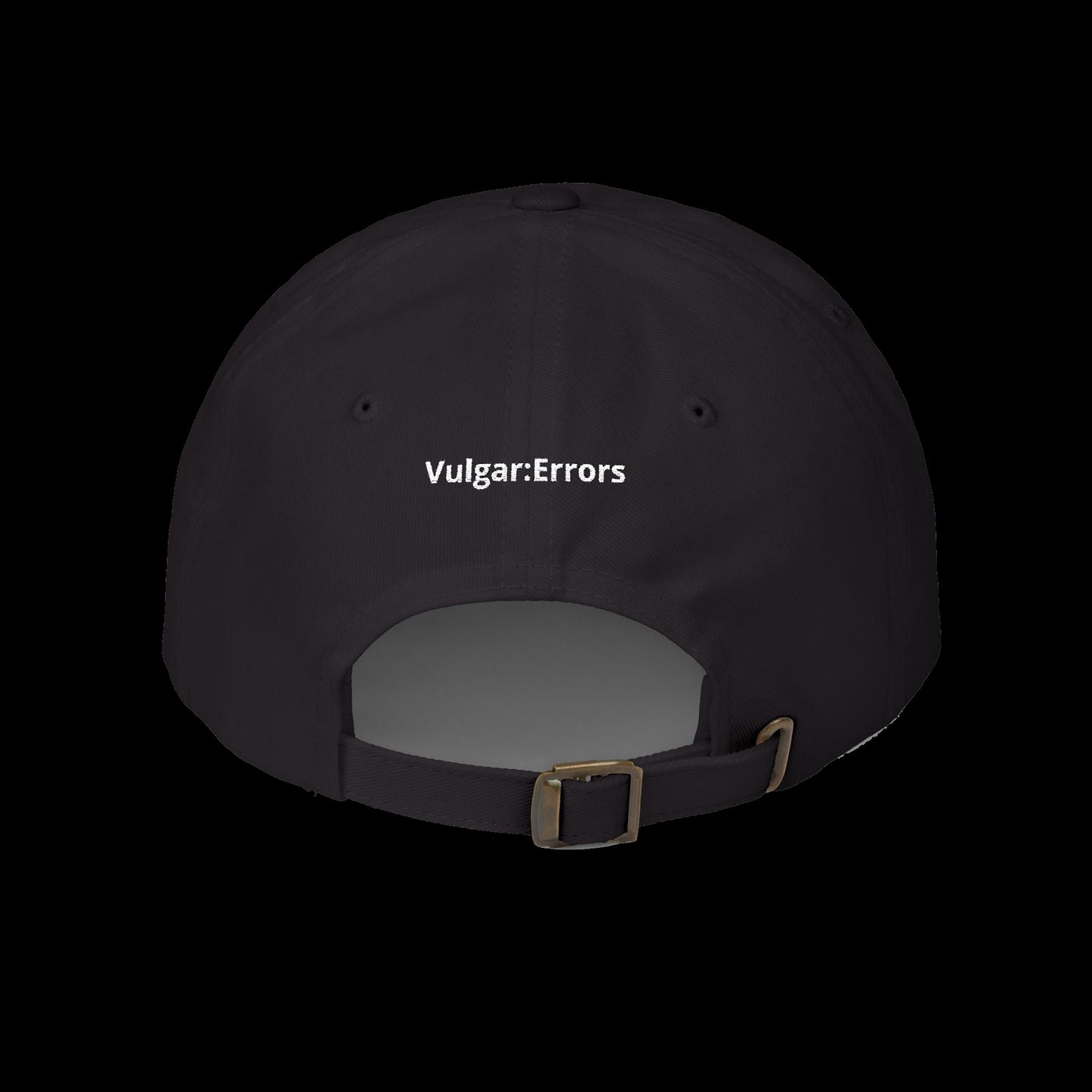 "Make Butts Real Again" Vulgar Errors cap in black — additional product view